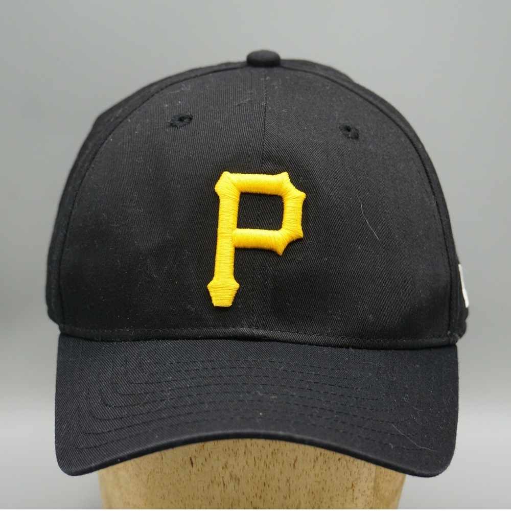 New Era Pittsburgh Pirates Snapback Hat Black Yellow MLB Genuine Merchandise Cap